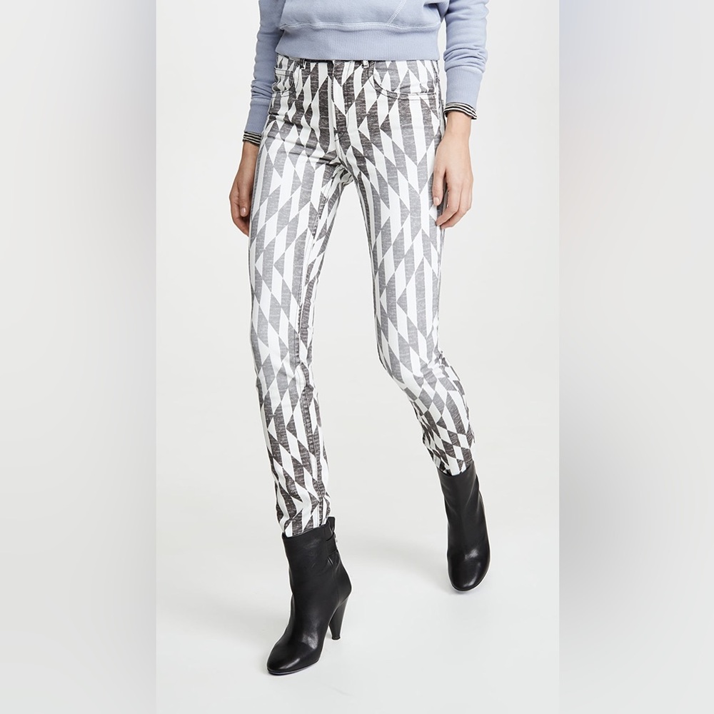 NWOT - Isabel Marant black paro skinny jeans size 34 US 0